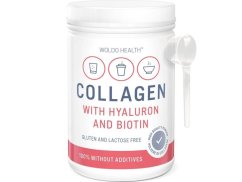 WOLDOHEALTH Kolagén s kyselinou hyaluronovou 500 g - 500 g