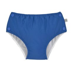 Lässig SPLASH Snap Swim Diaper Plavecká plenka - modrá 07-12 mes.