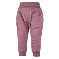 LITTLE ANGEL Tepláky harémky hřejivé - starorůžová - Veľkosť: 68