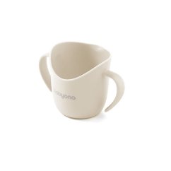 BABYONO Ergonomický tréningový hrnček FLOW béžový