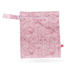 KIKKO Nepremokavý pytlík - Safari Mesa Rose Vel. S.