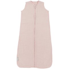 MEYCO Letný mušelínový spací vak - 70 cm - Soft pink