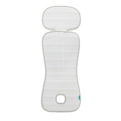 Priedušná podložka do autosedačky Breeze sk. 2/3 ZOPA - Priedušná podložka do autosedačky Breeze sk. 2/3, Maory Grey - Maory Grey