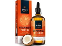WOLDOHEALTH Vitamín D3+K2 50 ml - 50 ml