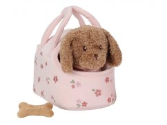 LITTLE DUTCH Plyšový pejsek Jackie v kabelce - Plyšový pejsek Jackie v kabelce