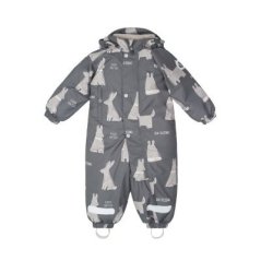LEOKID Zimná kombinéza Old Friends Gray - vel. 9 - 12 mesiacov (vel. 74).