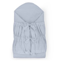 PETITE&MARS Zavinovačka šnurovacia Nurse s pevnou kokosovou vložkou 75x75 cm - Dusty Blue
