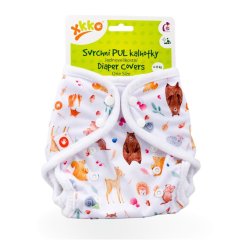 KIKKO Svrchné PUL nohavičky jednovelikostné One Size - Divoký les.