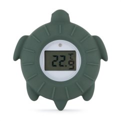 PETITE&MARS Digitálny silikónový teplomer Turtle Terry Misty Green 0m+ - Turtle Terry Misty Green 0m+