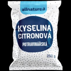 ALLNATURE Kyselina citrónová 250 g - 250 g