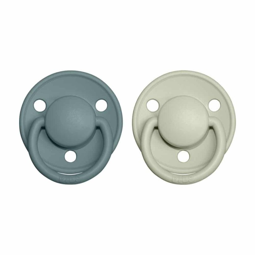 Bibs De Lux vel. 2 z prírodného kaučuku 2 ks - Island Sea / Sage.
