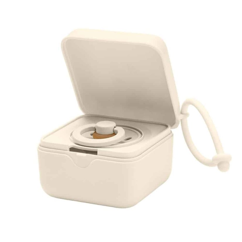 Bibs krabička na cumlíky - Ivory