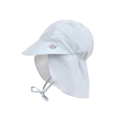 LÄSSIG Sun Protection Flap Hat illusion blue Klobouček - 07-12 mo. size 45/47