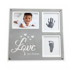 HAPPY HANDS Vintage Frame Print Kit "Love you forever" Sada na zachytenie spomienok - Vintage Frame Print Kit "Love you forever"