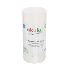 AKUKU Bambusové jednorázové utierky 100 ks - 100 ks