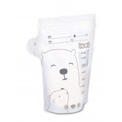 LOVI sáčky na uchovávanie odsávaného materského mlieka 25 ks Buddy Bear - medveď