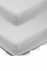 MEYCO Jersey prestieradlo 70x140/150, 2 ks - Svetlo šedá