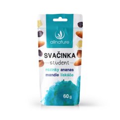 ALLNATURE Zmes snack pre študentov 60 g - Zmes snack pre študentov 60 g