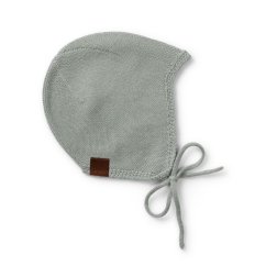 ELODIE DETAILS Retro detská čiapka s kašmírom Vintage Cap - Minerálová zelená 3-6m