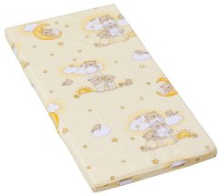 Molitanová matrace do postýlky Scarlett  120 x 60 x 6 cm - Mráček - béžová, 120 x 60 x 6 cm.