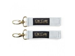 Úchyty Cik Cak so zlatou karabinou - Šedá.