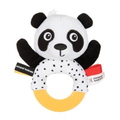 CANPOL BABIES Senzoická hračka PANDA s hryzátkom a chrastítkom BabiesBoo - Senzoická hračka PANDA s hryzátkom a chrastítkom BabiesBoo.