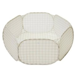 3 SPROUTS Suchý bazén Recycled - Gingham/Beige