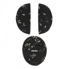 DOOKY Chránič pásu Universal - Pads Romantic Leaves Black