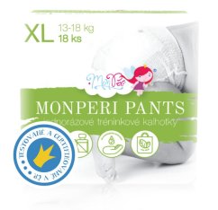 MonPeri Plienkové nohavičky Pants XL/18 ks nohavičky Pants XL