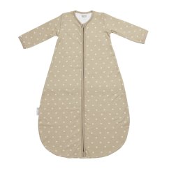 MEYCO Spací vak s rukávy jersey - 70cm Sweet Heart piesková/Soft piesková