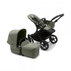 BUGABOO Donkey 5 Kompletný kočík Mono - BLACK/FOREST GREEN