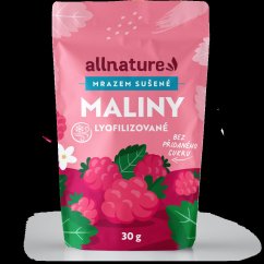 ALLNATURE Malina sušená mrazom celá - 30 g