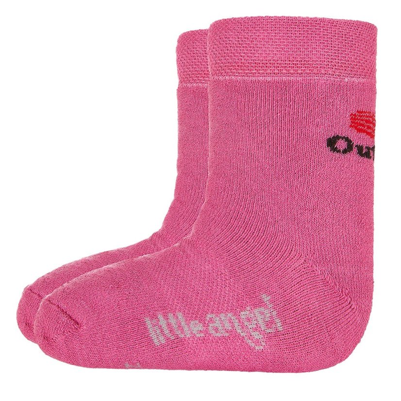 Little Angel Ponožky celofroté Outlast® - ružová veľ. 20-24 (14-16 cm)