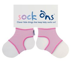 KIKKO Sock Ons Držiak ponožiek Classic - Baby Pink 6-12m