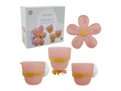 LITTLE DUTCH Sada kelímků do kúpeľa - Kvetina