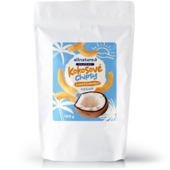 ALLNATURE Kokosové chipsy s karamelem 40 g - 100 g