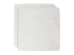 JOLLEIN Napínacie prestieradlo 40/50 x 80/90 cm 2 ks - 2 ks Ivory
