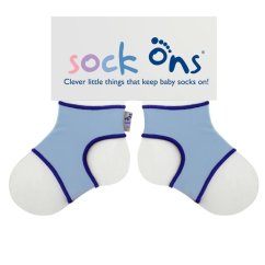 KIKKO Sock Ons Držák ponožek Classic - Baby Blue  0-6 m.