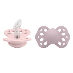 Bibs Infinity anatomické dudlíky silikon 2 ks Velikost 1 - Blossom / Dusky Lilac