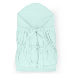 PETITE&MARS Zavinovačka šnurovacia Nurse s pevnou kokosovou vložkou 75x75 cm - Frosted Mint