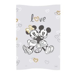 CEBA Prebaľovacia podložka mäkká COSY (50x70) - Disney Minnie & Mickey Grey