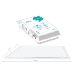 BABYONO Podložky prebaľovacie jednorázové 60x90 cm, 10 ks - 10 ks.