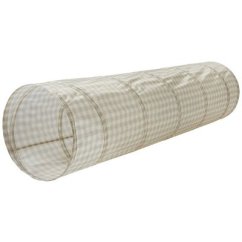 3 SPROUTS Detský Tunel Recycled - Gingham Beige