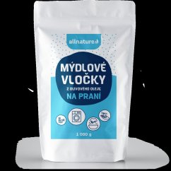 ALLNATURE Mydlové vločky z olivového oleja 1000 g - Mydlové vločky z olivového oleja 1000 g