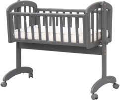 SCARLETT Detská kolíska Ardi 90 x 41 cm - šedá