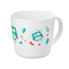 AKUKU Hrníček s uchem 250 ml - Sovy