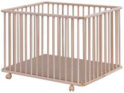 SCARLETT Ohrádka pre deti TOFA prírodná ECO - buk, 100 x 75 cm - TOFA prírodná ECO - buk