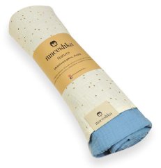 Mušelínová dečka Maceshka Nature - Maceshka Mušelínová dečka Maceshka Nature Ecru a jean.