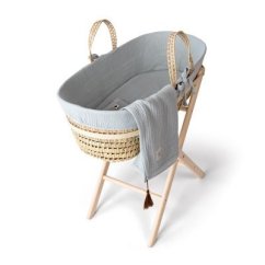 FUNNABABY Kompletný Mojžíšov koš s výbavou - Dove Grey
