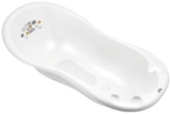 MALTEX Vanička Zebra 100 cm so špuntem a protiskluzovou podložkou - white